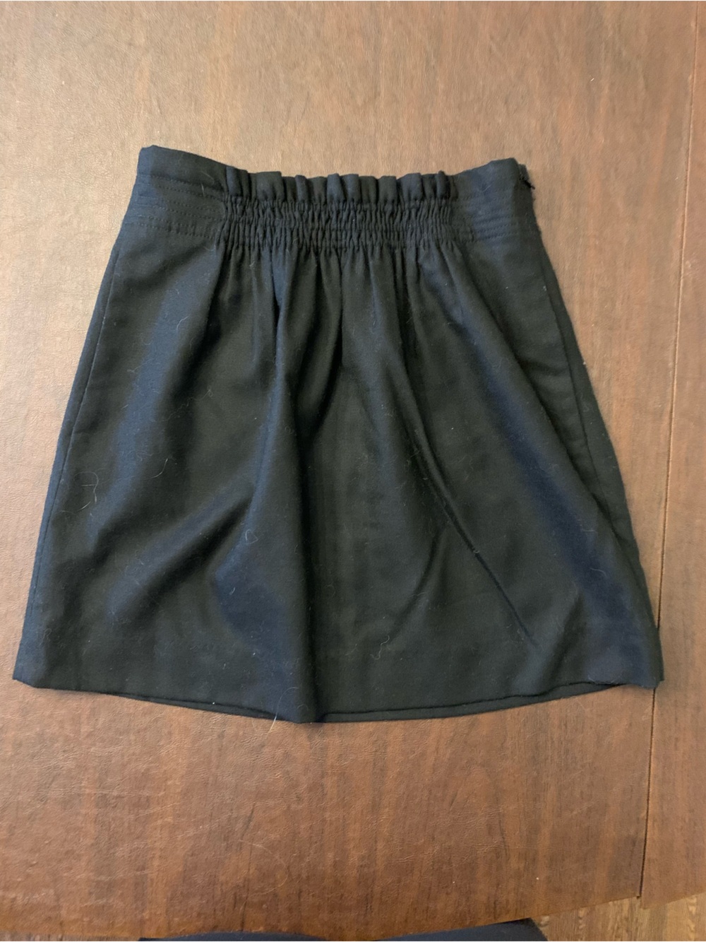 J. Crew Black Wool-Blend Skirt - Size 8